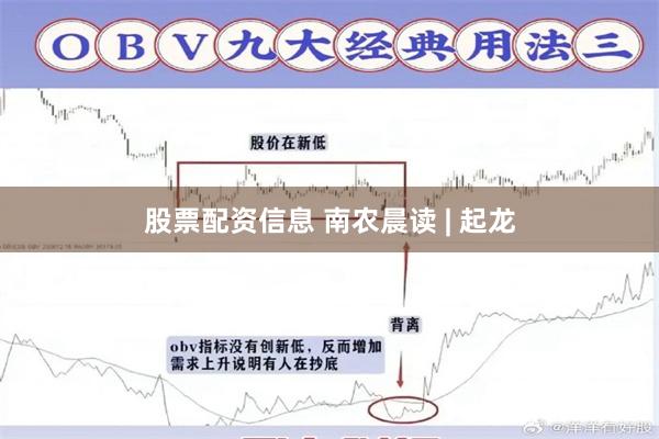 股票配资信息 南农晨读 | 起龙