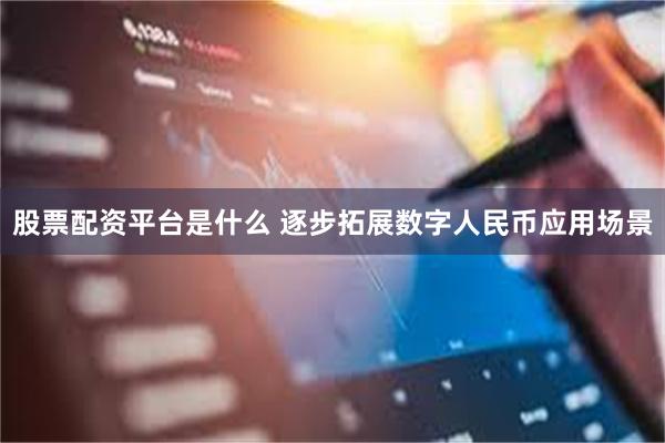 股票配资平台是什么 逐步拓展数字人民币应用场景